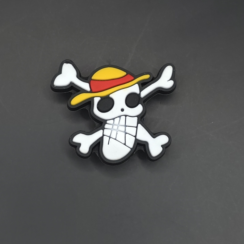 (5/$15) One Piece Logo Croc Charm